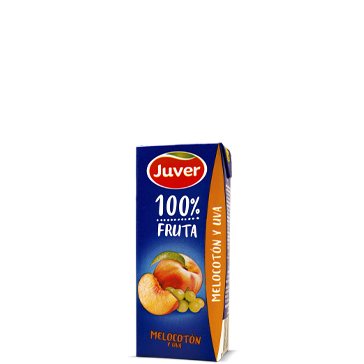 Juver 100% Fruta Melocotón + Uva